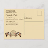 Dream Catcher Save the Dates Ankündigungspostkarte (Rückseite)