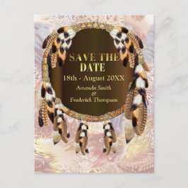 Dream Catcher Save the Dates Ankündigungspostkarte