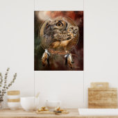 Dream Catcher Serie Geist des Owl Poster (Küche)