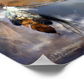 Dream Catcher Serie - Geist des weißen Buffalo Poster (Ecke)