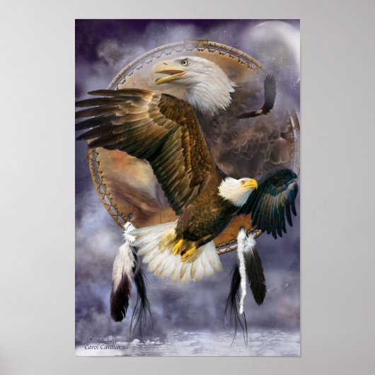 Dream Catcher Series - Spirit Eagle Poster/Print Poster (Vorne)