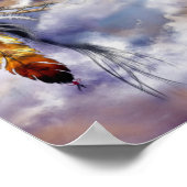 Dream Catcher Series - Spirit Hawk Poster/Print Poster (Ecke)