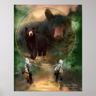 Dream Catcher Series-Spirit of the Bären Poster