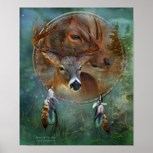 Dream Catcher Series-Spirit of the Deer Poster (Vorne)