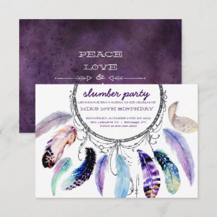 Dream-Catcher Slumber-Party Einladung