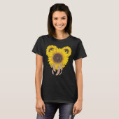Dream Catcher Sonnenblume Schöne Blume T-Shirt (Vorne ganz)