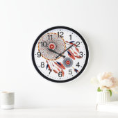 Dream Catcher Southwestern wall clock Große Wanduhr (Zuhause)