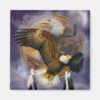 Dream Catcher - Spirit Eagles Magnet