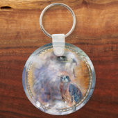 Dream Catcher - Spirit Hawks Art Schlüsselanhänger (Vorderseite)