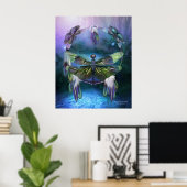 Dream Catcher-Spirit of the Dragonfly Poster/Print Poster (Heimbüro)