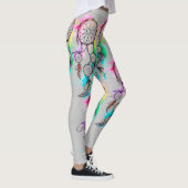Dream Catcher Splash Paint Art Ladys Leggings (Rechts)