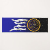 Dream Catcher--Tigerauge Yogamatte (Vorderseite (Horizontal))