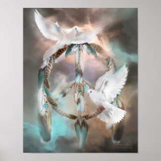 Dream Catcher - Träume vom Frieden Art Poster/Prin Poster