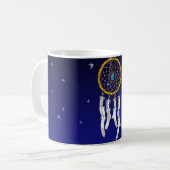 Dream Catcher--Türkisfarben Kaffeetasse (Vorderseite Links)