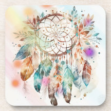 Dream Catcher Untersetzer Weißer Hintergrund