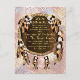 Dream Catcher-Verlobung Einladungspostkarte