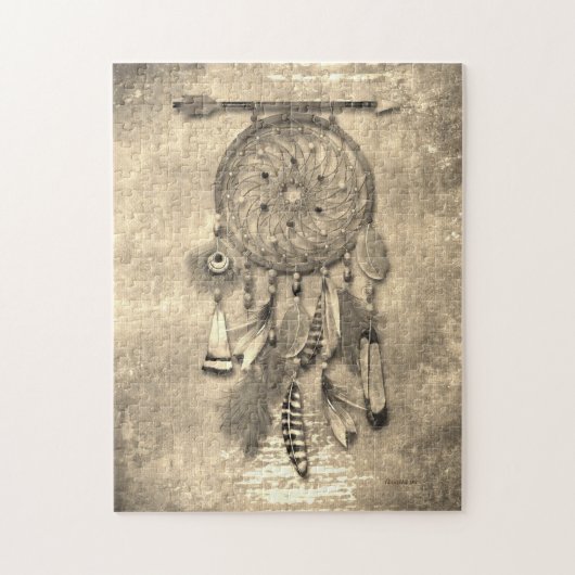 Dream Catcher | VINTAGER FOTO Puzzle (Vertikal)