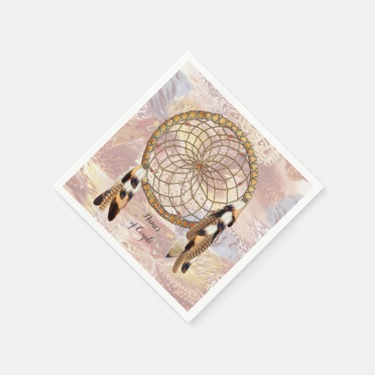Dream Catcher Wedding Deco Serviette (Ecke)