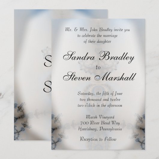 Dream Catcher Wedding Einladung (Vorne/Hinten)