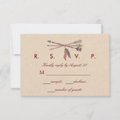 Dream Catcher Wedding RSVP Card (Vorderseite)