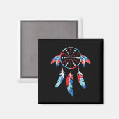 Dream Catcher Windspiele 4. Juli Magnet (Vorderseite/Rückseite)