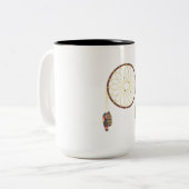 Dream Catcher Zweifarbige Tasse (Vorderseite Links)