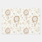 Dream Catchers Federn Geburtstag Geschenkpapier Set (Vorderseite)