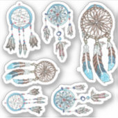 Dream Catchers Set Aufkleber (Vorderseite)