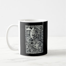 Dream Chamber Coffee Tasse (dunkler Hintergrund)