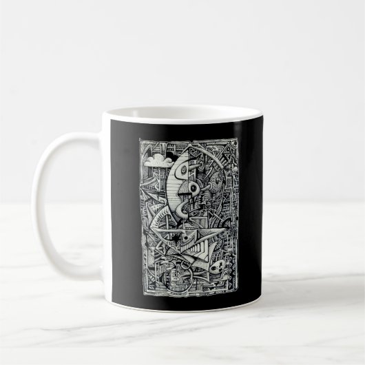 Dream Chamber Coffee Tasse (dunkler Hintergrund) (Links)