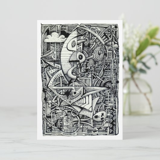 Dream Chamber flach Karte (Stehend Vorderseite)