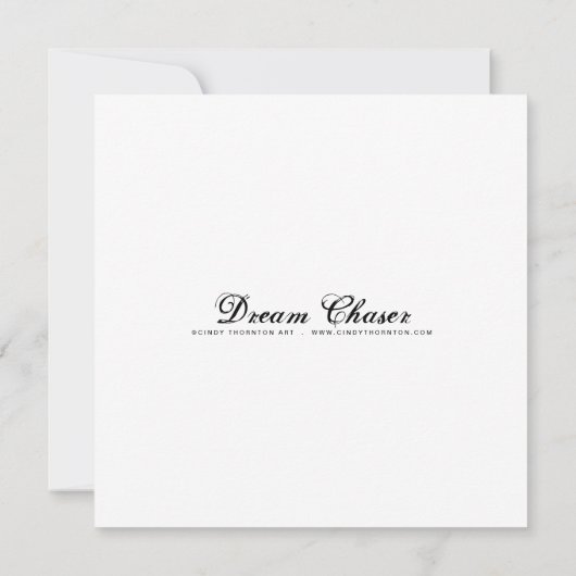 Dream Chaser - Mini Print (Rückseite)