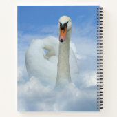 Dream Cloud Nine Swan-Notebook Notizblock (Rückseite)