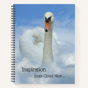 Dream Cloud Nine Swan-Notebook Notizblock