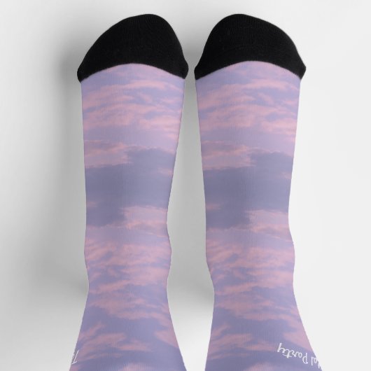 Dream Clouds Lover Brautparty Matching Themed Socken (Oben)