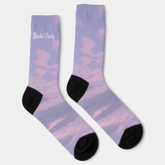 Dream Clouds Lover Brautparty Matching Themed Socken (Rechts)