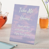 Dream Clouds Lover Favoriten Zeichen Sockelschild (In Situ)