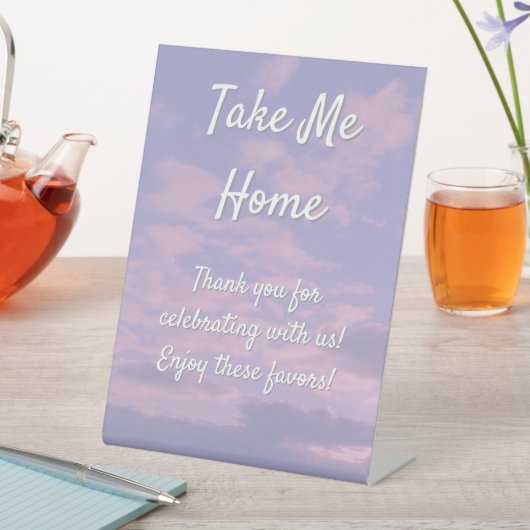 Dream Clouds Lover Favoriten Zeichen Sockelschild (In Situ)