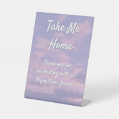 Dream Clouds Lover Favoriten Zeichen Sockelschild (Vorderseite)