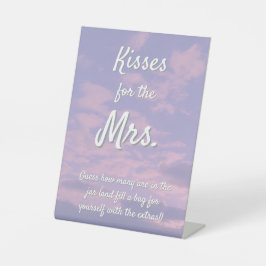 Dream Clouds Lover Kisses Sign Sockelschild