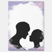 Dream Clouds Lover Theme Foto Magnet (Vorderseite)