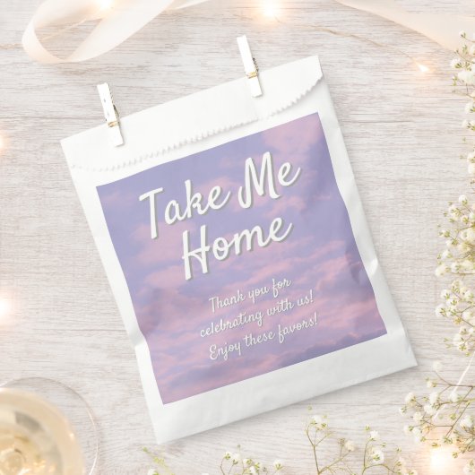 Dream Clouds Lover Theme Geschenktütchen (Ausgeschnitten)