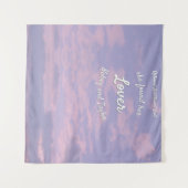 Dream Clouds Lover Thementapestes Wandteppich (Vorderseite (Horizontal))