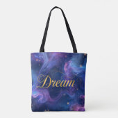 Dream - Colorful blue and purple Tasche (Rückseite)
