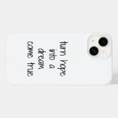 Dream Come True iPhone Case (Rückseite (Horizontal))