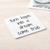 Dream Come True Paper Untersetzer (angewinkelt)