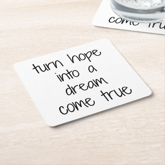 Dream Come True Paper Untersetzer (angewinkelt)