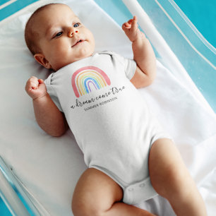 Dream Come True Rainbow Baby Strampler