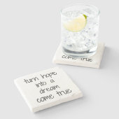 Dream Come Untersetzer Marble Stone (Seitenansicht)