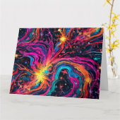 Dream Cosmos Karte (Gelbe Blume)